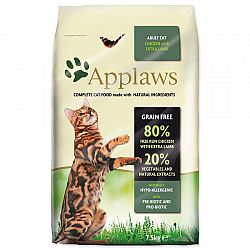 Applaws Dry Cat krmivo kura, jahňa 7,5 kg