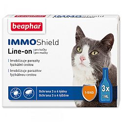 Beaphar Line-on IMMO Shield pre mačky ,3x1 ml