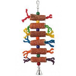 Bird Jewel hračka závesná klasy so zvončekom farebná 27 x 16 cm