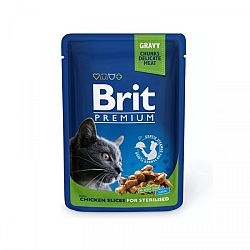 BRIT Premium Cat Chicken Slices for Sterilised kaps.100g