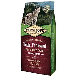 Carnilove Duck and Pheasant Adult Cats - Hairball Control 6kg