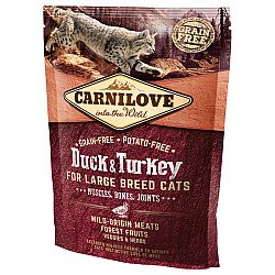 Carnilove Duck and Turkey Large Breed Cats - Muscles, Bones, Joints 400g