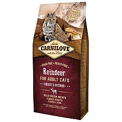 Carnilove Reindeer Adult Cats - Energy and Outdoor 6kg