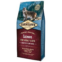 Carnilove Salmon Adult Cats - Sensitive and Long Hair 6kg