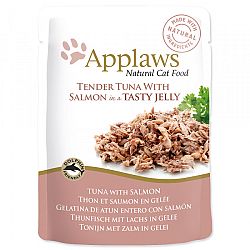 Kapsicka Applaws Cat tuna wholemeat with salmon in jelly 70g