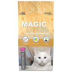 Magic Litter podstielka pre mačky Ultra White Baby Powder 5 l